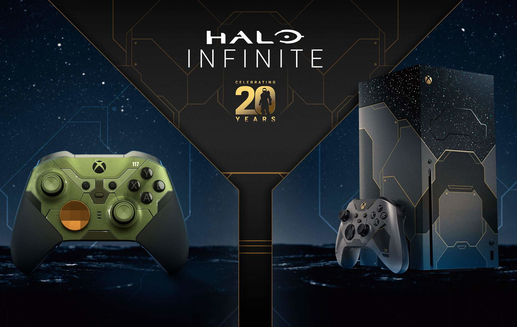 Series x halo. Xbox Series x Halo Infinite Edition. Microsoft Xbox Series x + Halo Infinite. Игровой арт широкий.
