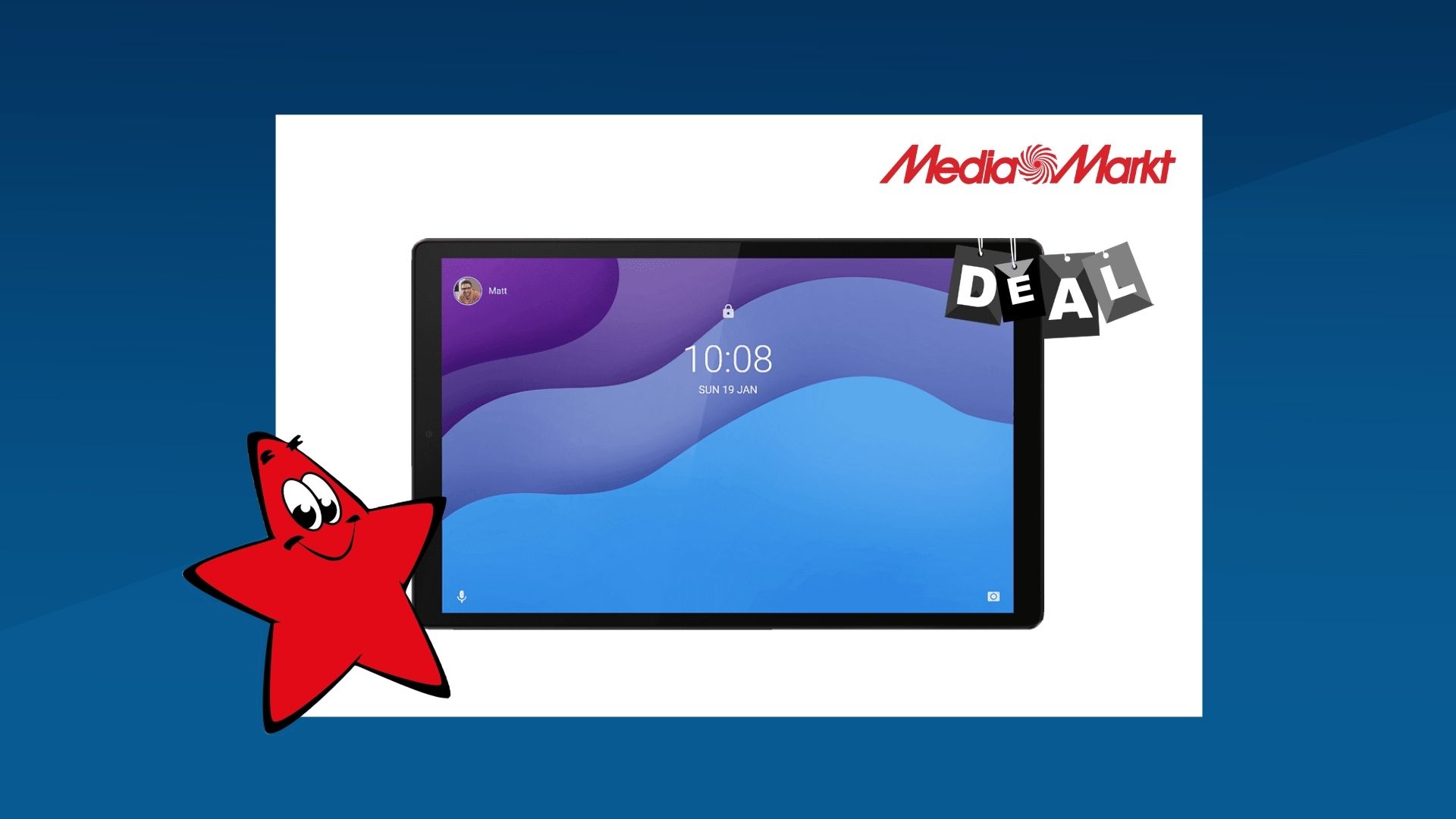 Lenovo Tablet M10: Beim Media Markt heute zum Tiefstpreis