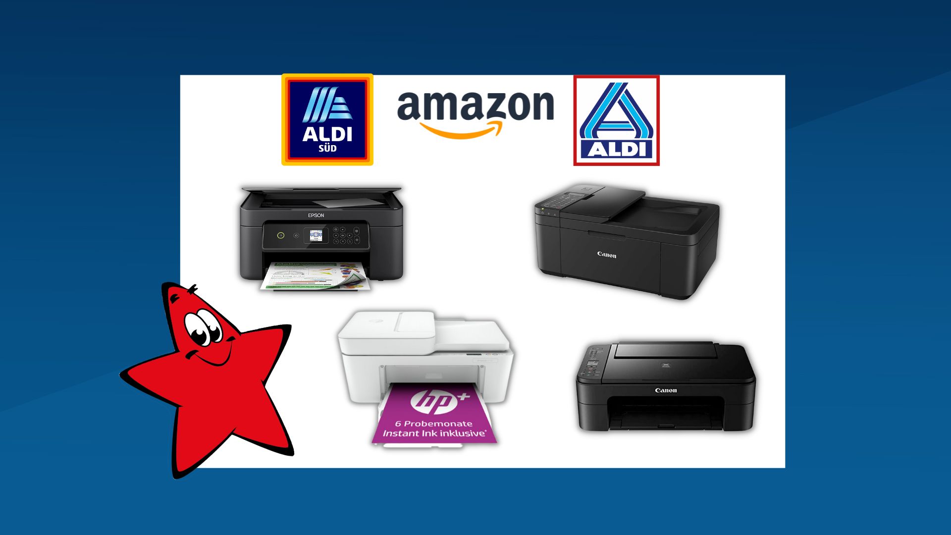 Hovedsagelig italiensk spontan Drucker bei ALDI und Amazon: Lohnen sich diese Einstiegsmodelle?