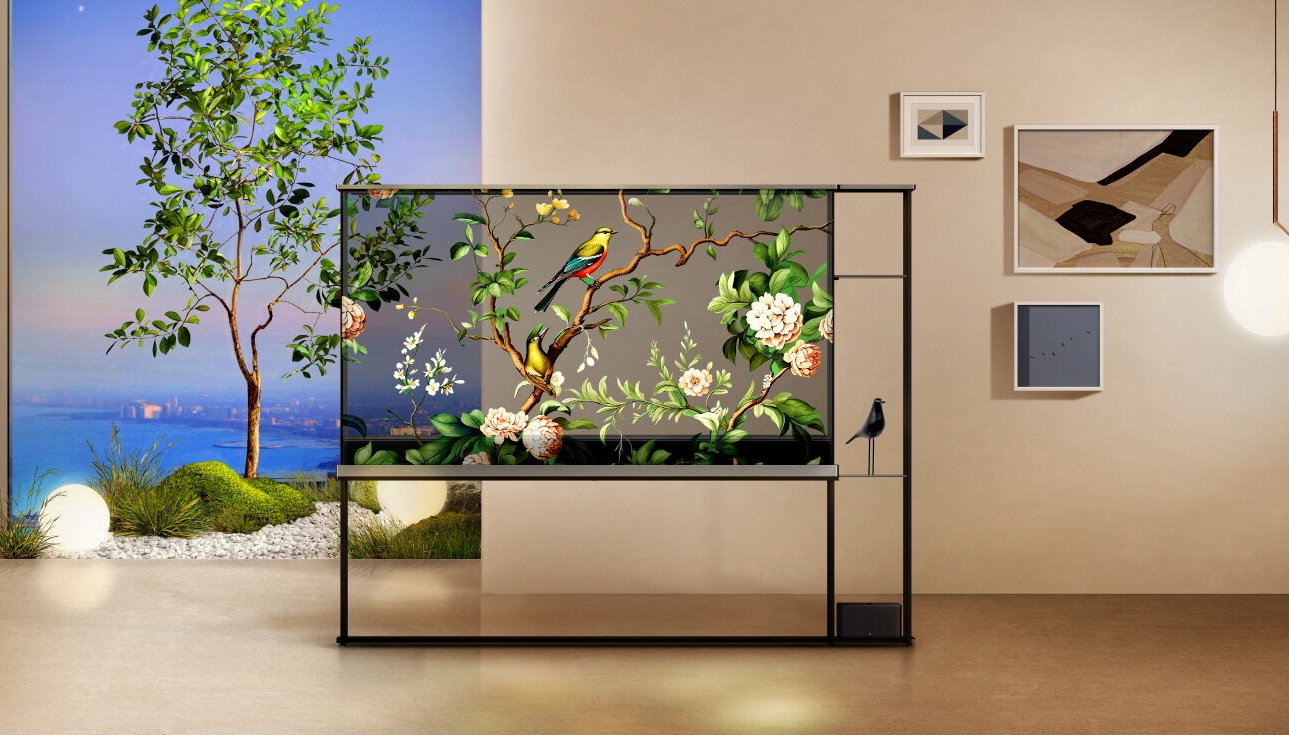 LG presenta il nuovo TV OLED T 4K Trasparente