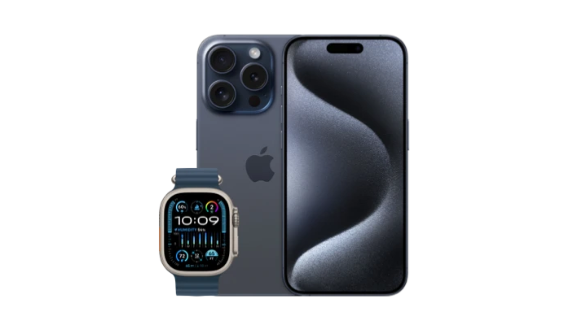 iPhone 15 Pro + Apple Watch Ultra 2