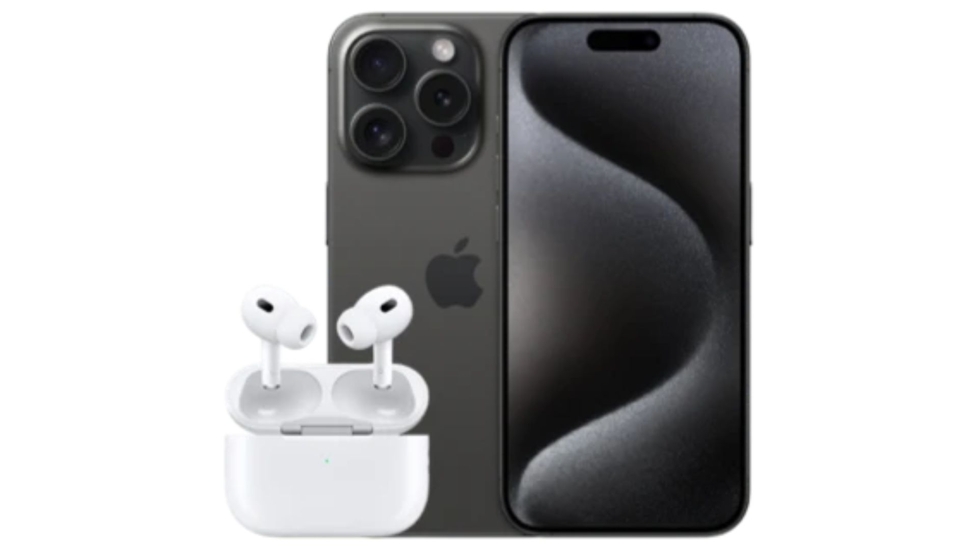 iPhone 15 Pro + AirPods Pro + O2 Mobile M Boost