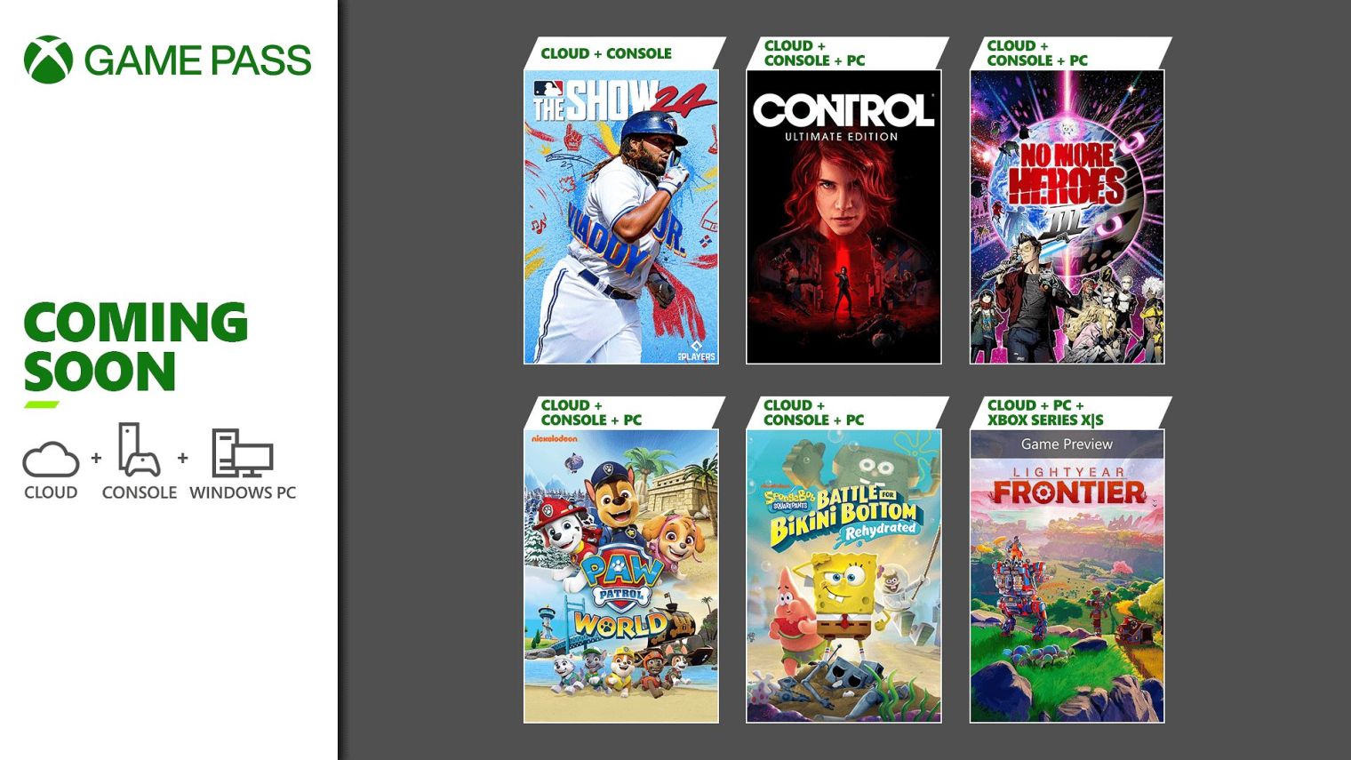 These games are new to the subscription!