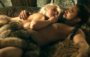 "Game of Thrones": Emilia Clarke / Daenerys Targaryen und Khal Drogo (Jason Momoa)