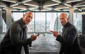 Hobbs and Shaw Jason Statham Dwayne Johnson