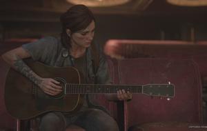 The Last of Us 2 Ellie dengan gitar