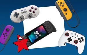 Verschiedene Controller und Joy-Cons für Nintendo Switch