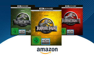 Alle Filme der "Jurassic Park"-Reihe in neuen 4K Steelbooks kaufen