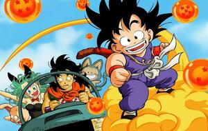 Son-Goku und seine Freunde in "Dragon Ball"