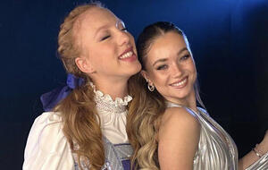 Julia Beautx und Anna Ermakova auf der Let's Dance Tour