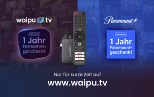 waipu.tv inklusive Paramount Plus für ein Jahr