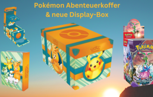 Pokémon Neuheiten: Paldea-Abenteuerkoffer und Display-Box “Gewalten der Zeit“ vorbestellen