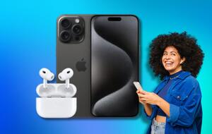 Das neue iPhone 15 Pro und Air Pods Pro im Bundle bei O2