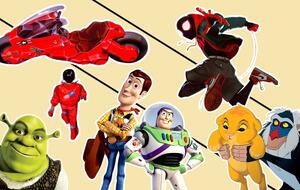 Die besten Animationsfilme, darunter Shrek, Toy Story, Akira, Der König der Löwen und Into the Spider-Verse