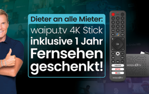 1 Jahr Fernsehen geschenkt: Waipu.tv-Deal lässt Nebenkostenprivileg alt aussehen