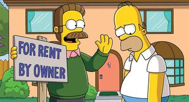 Ned Flanders und Homer Simpsons