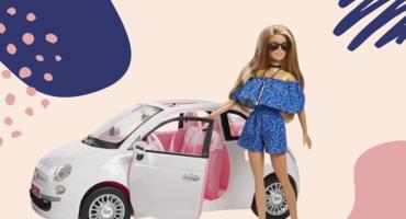 Barbie und ihr sportlicher Fiat 500