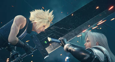 Cloud Strife und Sephiroth kreuzen die Schwerter im Final Fantasy 7 Remake