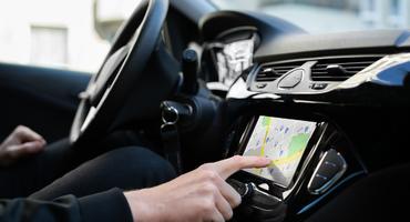 Navigationssystem in einem Auto