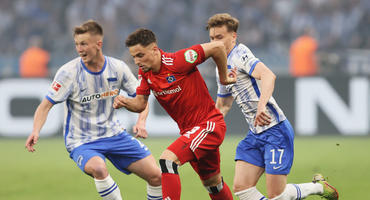 Der HSV und Hertha BSC in der Relegation, die du hier live und kosten im streamen kannst