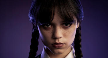 Wednesday. Jenna Ortega as Wednesday Addams in Wednesday. Cr. Matthias Clamer/Netflix © 2022