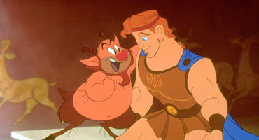 HERCULES, from left: Philoctetes, Hercules, 1997, Walt Disney Pictures