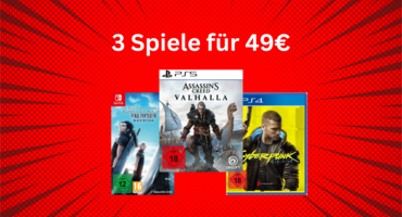 3 Spiele für 49 Euro: Games für PS5, PS4, Xbox & Switch unschlagbar günstig