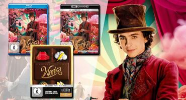 Der Film "Wonka" mit Timothée Chalamet jetzt auch DVD, Blu-ray und 4K UHD