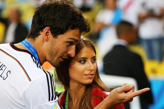 Mats Hummels und Cathy Fischer