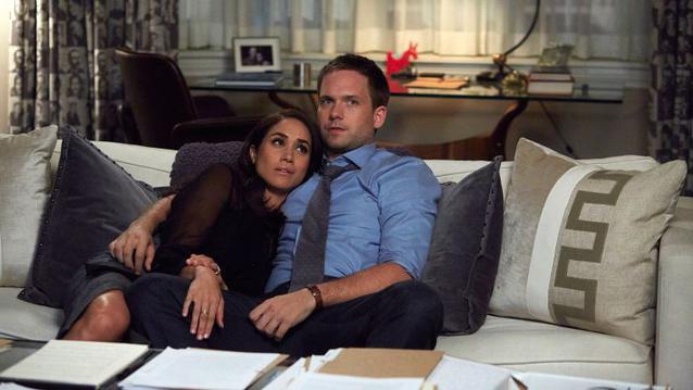 Rachel Mike Suits Meghan Markle Patrick J Adams