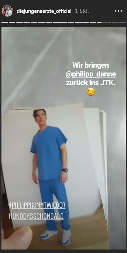 &quot;Die jungen Ärzte&quot;-Comeback: Fanliebling Philipp Danne kehrt zurück!