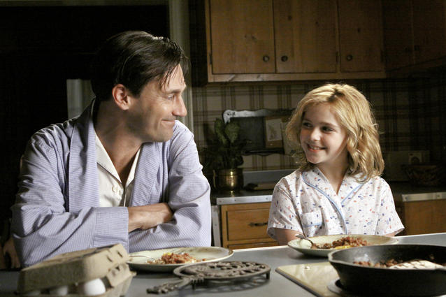 &quot;Mad Men&quot;: Kiernan Shipka als Sally Draper und Jon Hamm als Don Draper