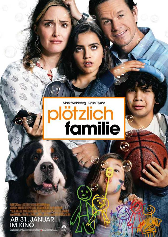 &quot;Plötzlich Familie&quot;-Filmplakat - Mark Wahlberg und Rose Byrne