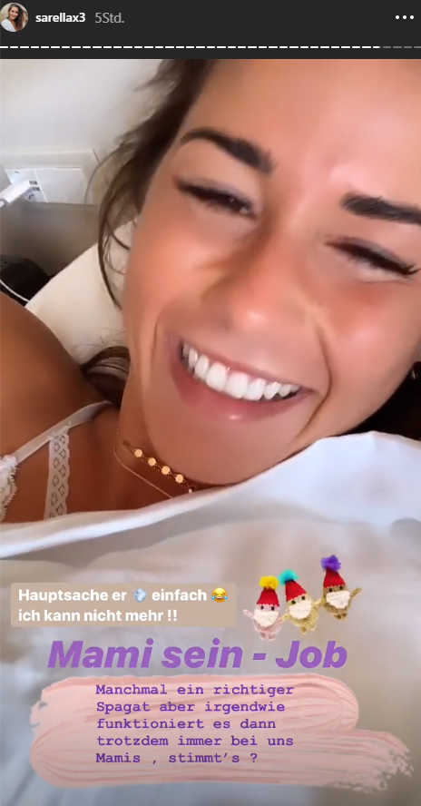 Sarah Lombardi: Witzige Furz-Panne - Insta-Story