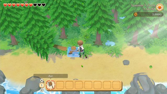 Story of Seasons Pioneers of Olive Town Holzhacken