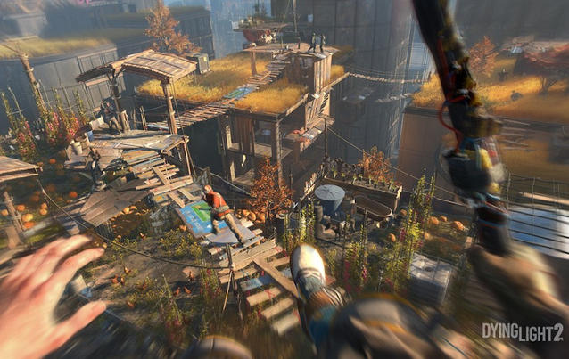 Dying Light 2 Parkour über Dächer Screenshot