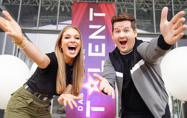 Das Supertalent Lola Weippert und Chris Tall