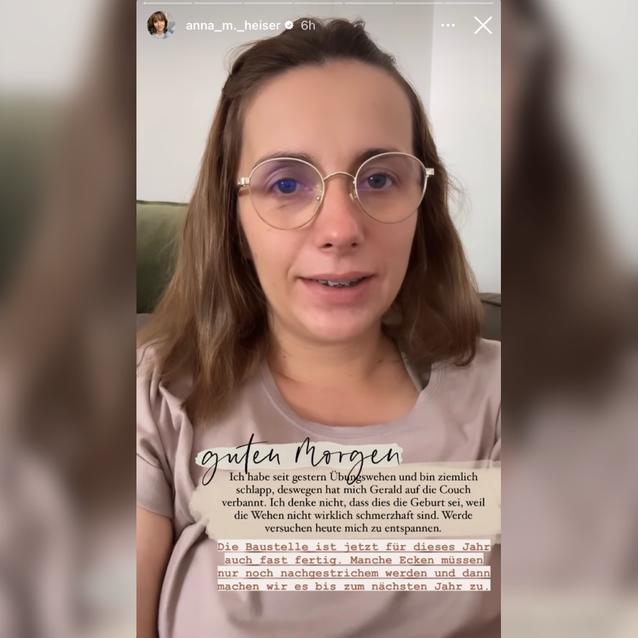 Anna Heiser spricht auf Instagram über Geburt ihres zweiten Kindes