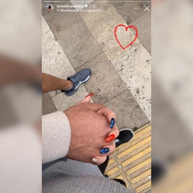 Instagram: Loredana Wollny händchenhaltend mit ihrem Freund