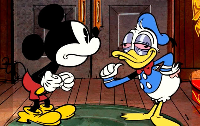Micky Maus und Donald Duck