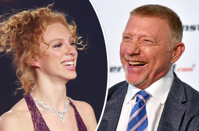 Anna Ermakova und Boris Becker