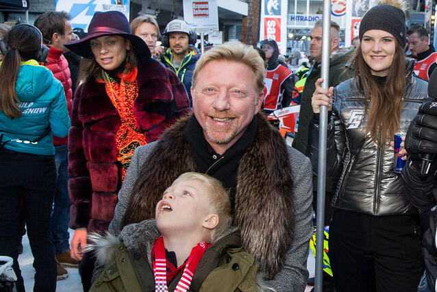 Boris Becker ,Lilly Becker und Amadeus