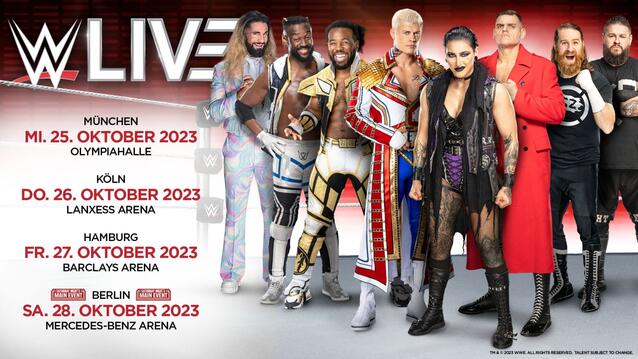 wwe deutschland tour 2023 tickets