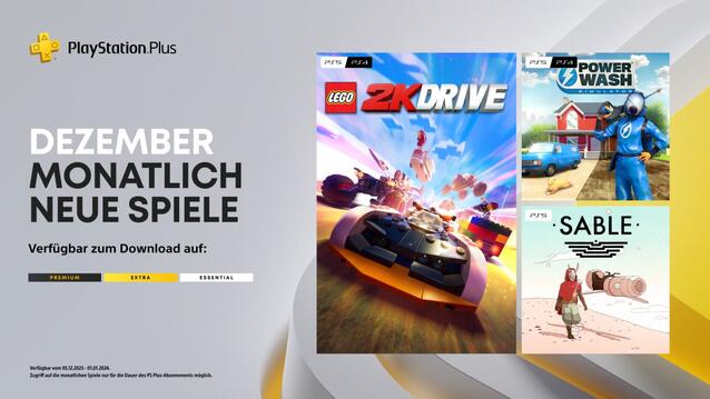 Die PS Plus Spiele im Dezember 2023