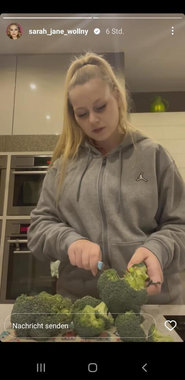 Sarah-Jane Wollny zeigt auf Instagram, wie sie sich ernährt