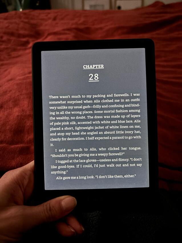 Kindle Paperwhite Test: Dunkelmodus