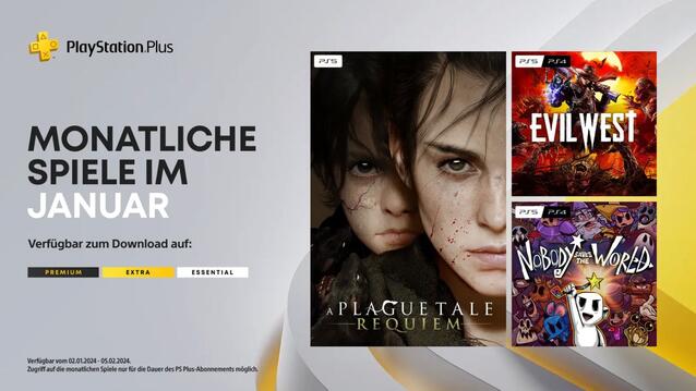 PS Plus Januar 