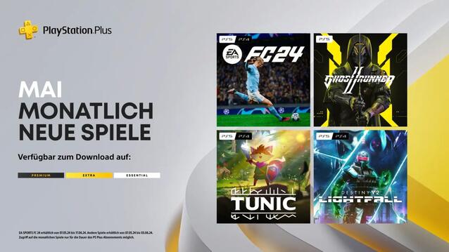 PS Plus im Mai 2024