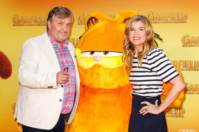 Hape Kerkeling und Anke Engelke bei der Premiere von &quot;Garfield&quot;