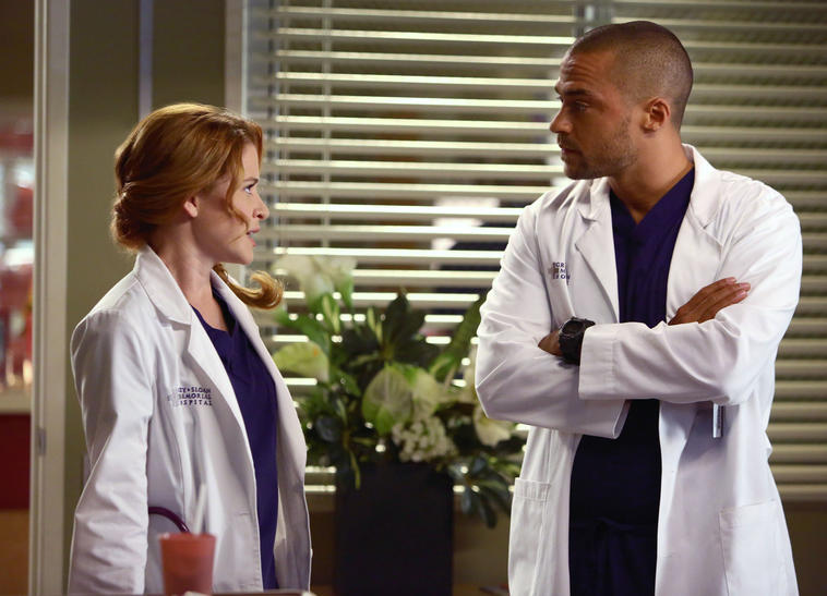 "Grey's Anatomy": Jesse Williams als Jackson Avery & Sarah Drew als April Kepner 